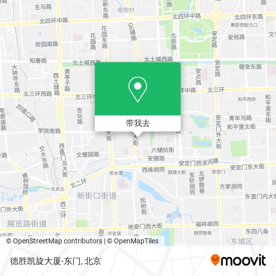 德胜凯旋大厦-东门地图
