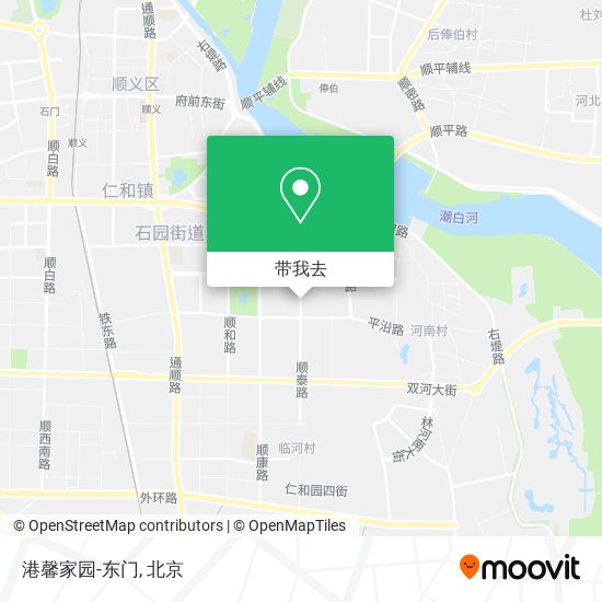 港馨家园-东门地图