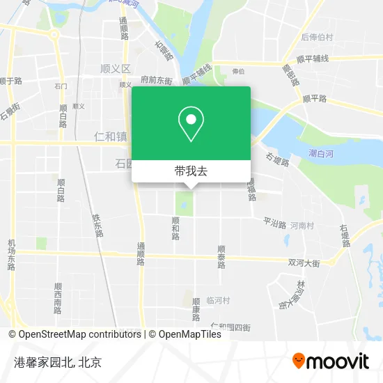 港馨家园北地图