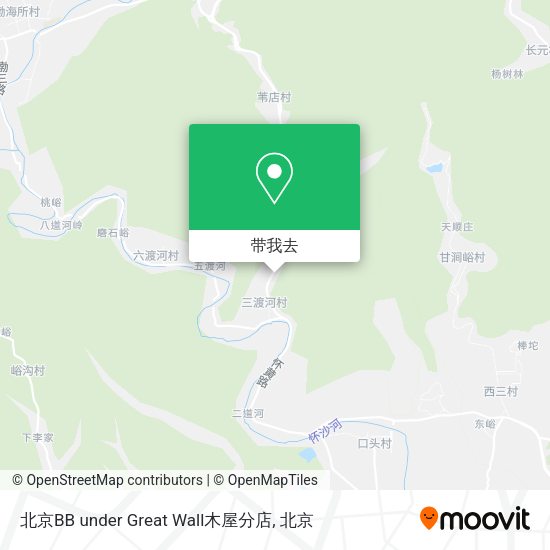 北京BB under Great Wall木屋分店地图