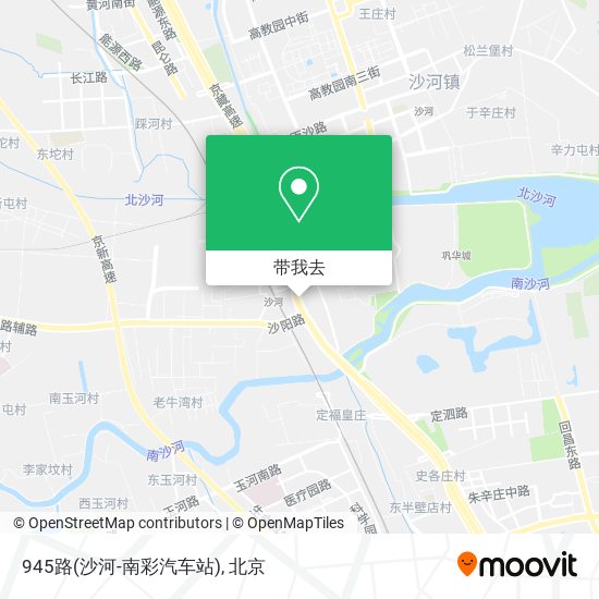 945路(沙河-南彩汽车站)地图