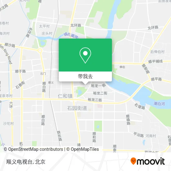 顺义电视台地图