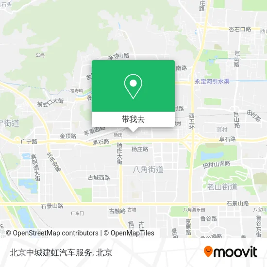 北京中城建虹汽车服务地图