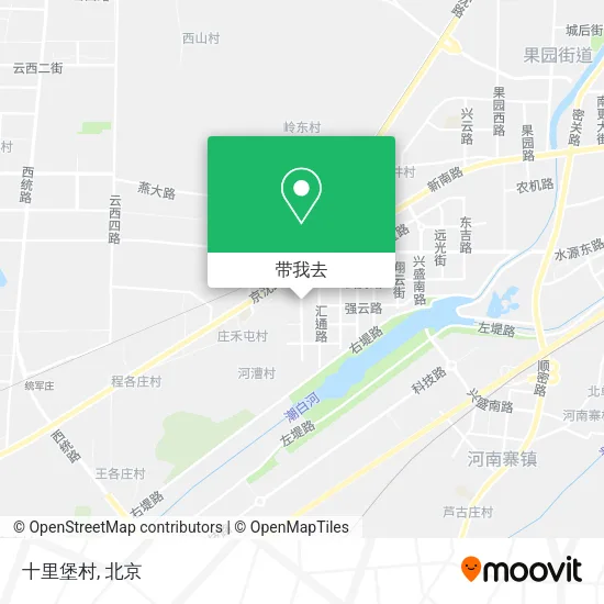 十里堡村地图