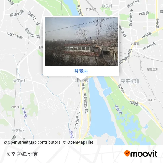 长辛店镇地图