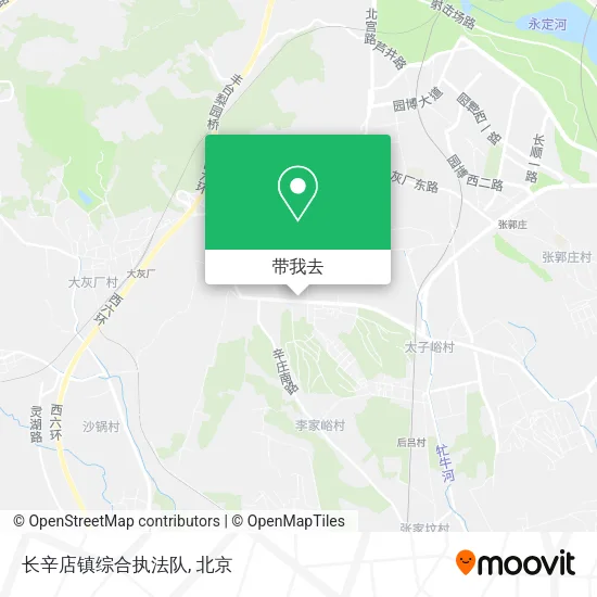 长辛店镇综合执法队地图