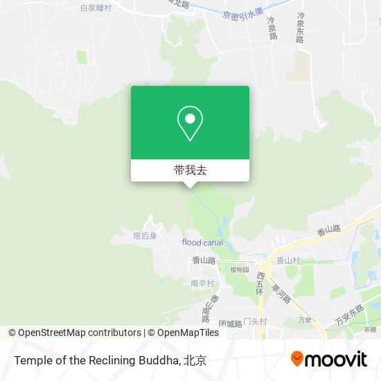 Temple of the Reclining Buddha地图