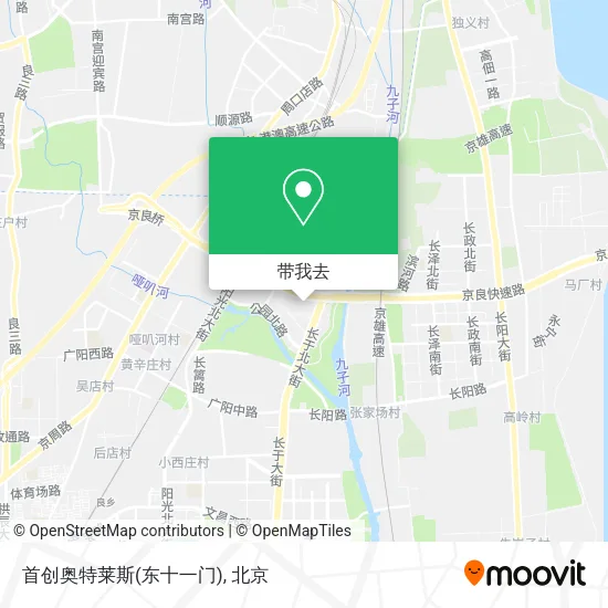 首创奥特莱斯(东十一门)地图