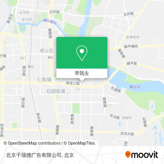北京千瑞德广告有限公司地图