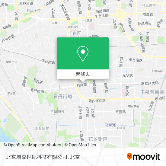 北京增嘉世纪科技有限公司地图