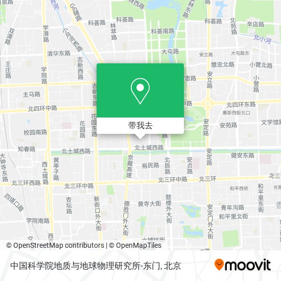 中国科学院地质与地球物理研究所-东门地图