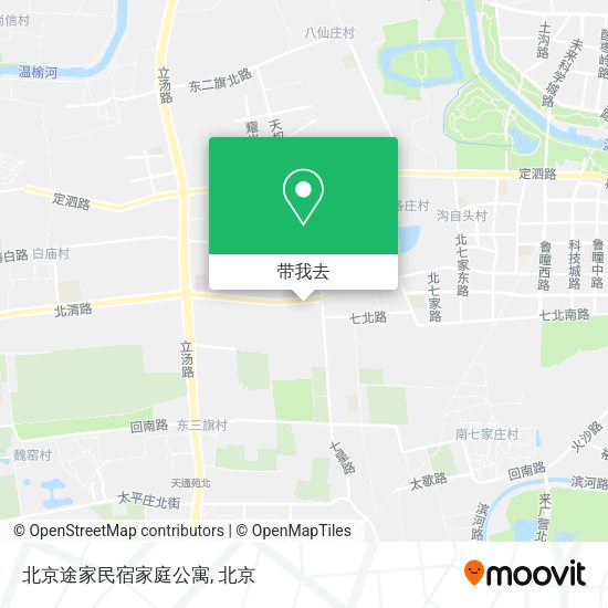 北京途家民宿家庭公寓地图
