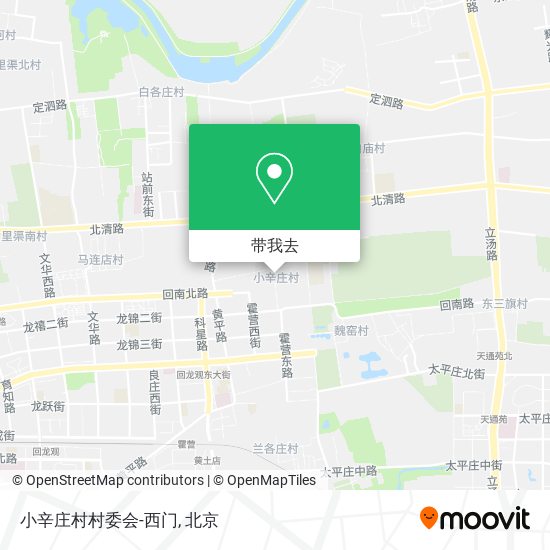 小辛庄村村委会-西门地图