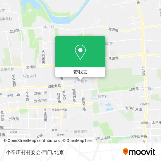 小辛庄村村委会-西门地图