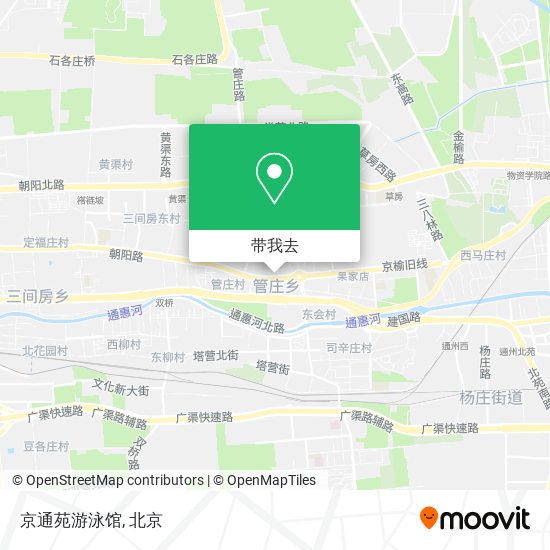 京通苑游泳馆地图