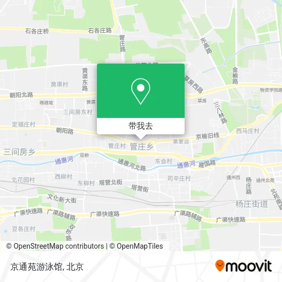 京通苑游泳馆地图