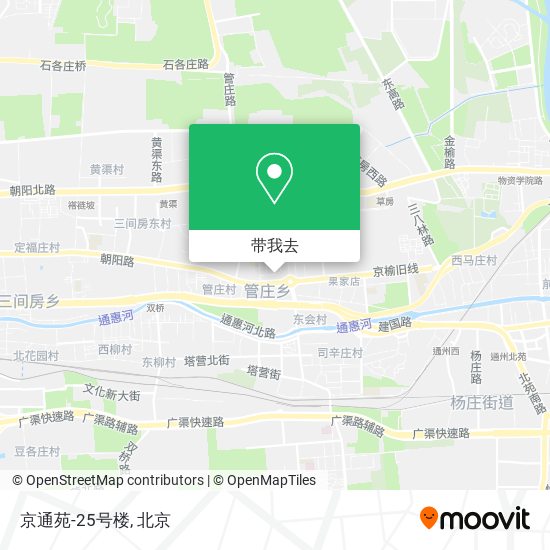 京通苑-25号楼地图