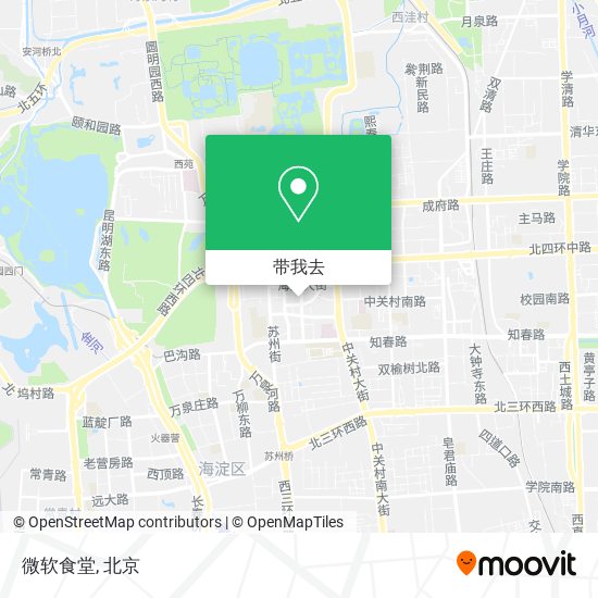微软食堂地图