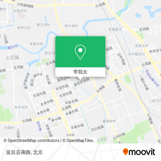皇后店南路地图