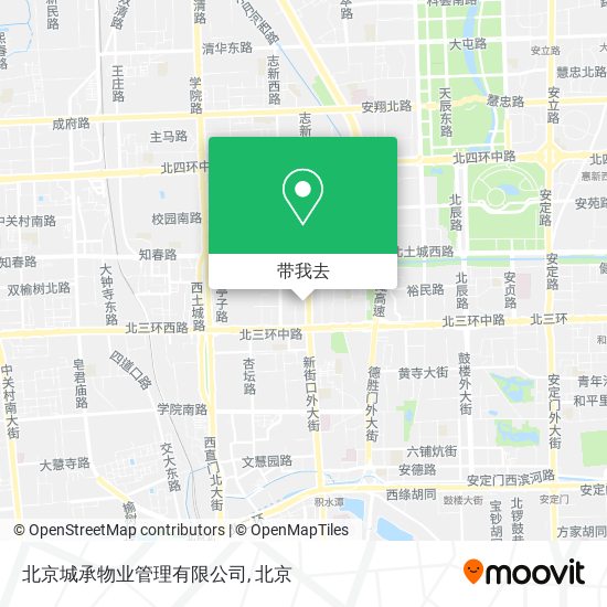 北京城承物业管理有限公司地图