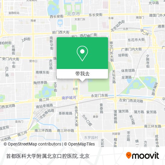 首都医科大学附属北京口腔医院地图