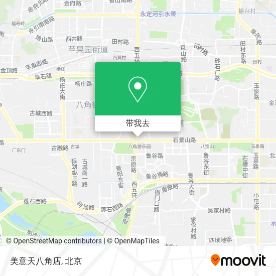 美意天八角店地图