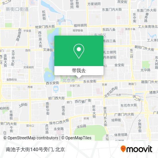 南池子大街140号旁门地图