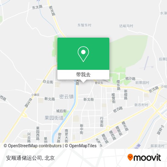 安顺通储运公司地图