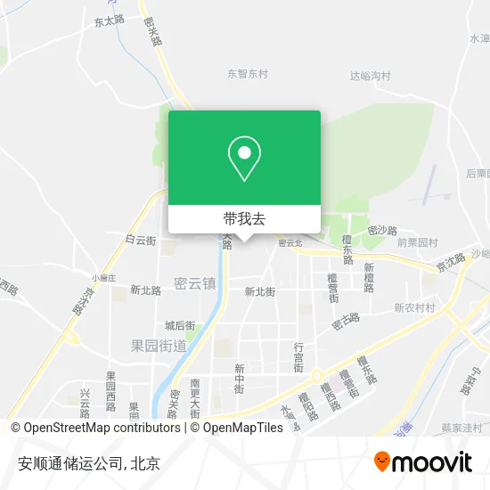 安顺通储运公司地图