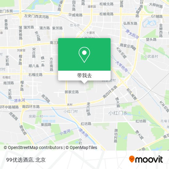 99优选酒店地图