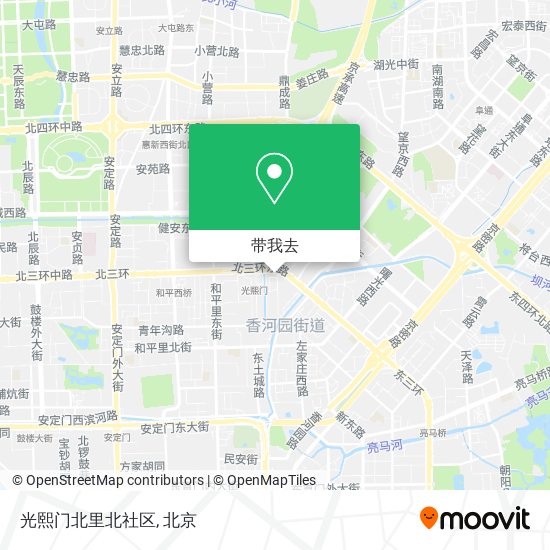 光熙门北里北社区地图
