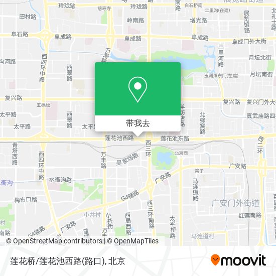 莲花桥/莲花池西路(路口)地图