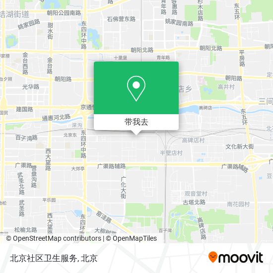 北京社区卫生服务地图