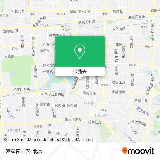 潘家园社区地图