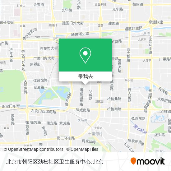 北京市朝阳区劲松社区卫生服务中心地图