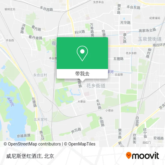 威尼斯堡红酒庄地图
