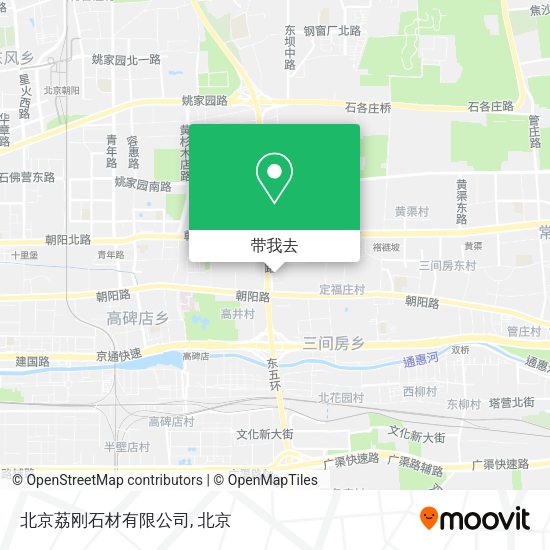 北京荔刚石材有限公司地图
