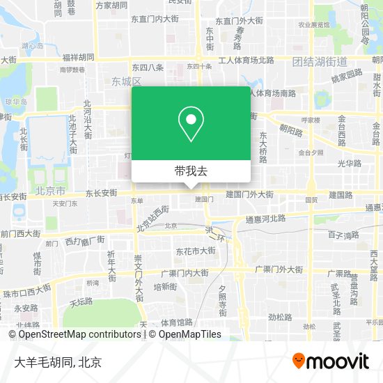大羊毛胡同地图