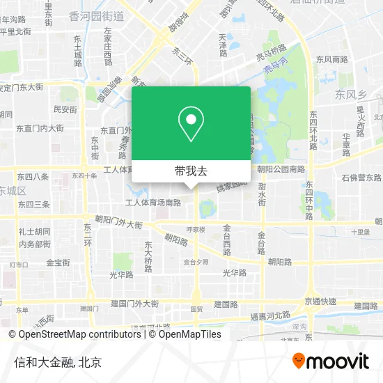 信和大金融地图