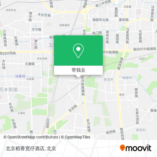 北京稻香宽仔酒店地图
