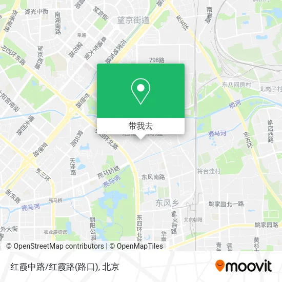 红霞中路/红霞路(路口)地图