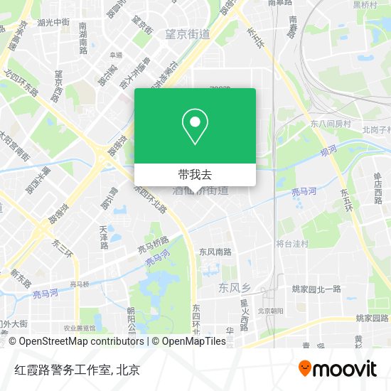 红霞路警务工作室地图