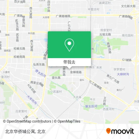 北京华侨城公寓地图