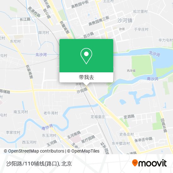沙阳路/110辅线(路口)地图