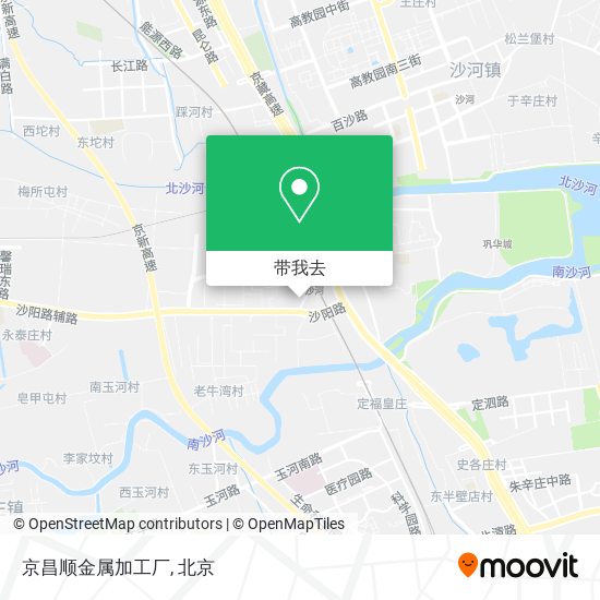 京昌顺金属加工厂地图