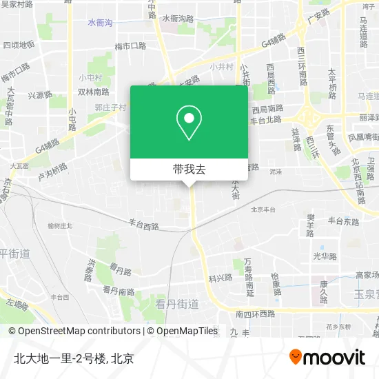 北大地一里-2号楼地图