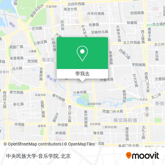 中央民族大学-音乐学院地图