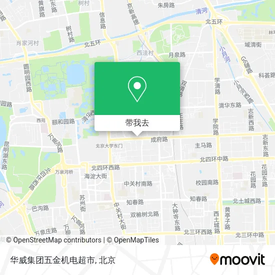 华威集团五金机电超市地图