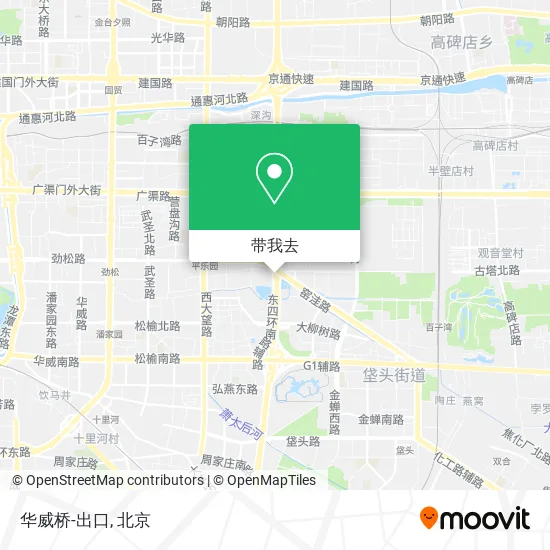 华威桥-出口地图