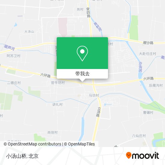小汤山桥地图